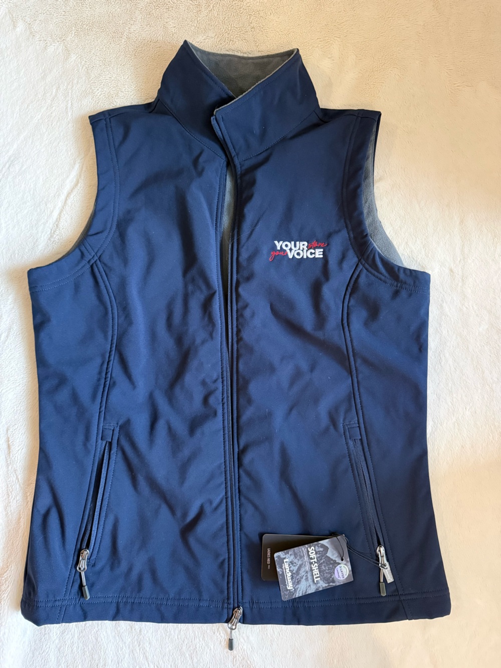 Navy Softshell Vest NWT